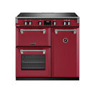 STOVES 444411533 Richmond Deluxe 90cm Electric Induction Range Cooker Chilli Red Touch Control NEW FOR 2023 additional 1