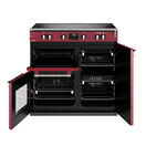 STOVES 444411533 Richmond Deluxe 90cm Electric Induction Range Cooker Chilli Red Touch Control NEW FOR 2023 additional 4