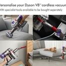 DYSON V8-2023 Cordless Stick Vacuum Cleaner - Silver additional 4