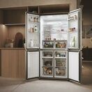 HAIER HCR3818ENMM American Style Fridge Freezer - Platinum Inox additional 16