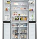 HAIER HCR3818ENMM American Style Fridge Freezer - Platinum Inox additional 2
