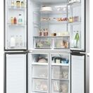 HAIER HCR3818ENMM American Style Fridge Freezer - Platinum Inox additional 6