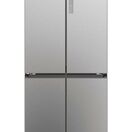 HAIER HCR3818ENMM American Style Fridge Freezer - Platinum Inox additional 1