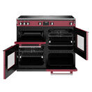 STOVES 444411563 Richmond Deluxe 100cm Electric Induction Range Cooker Chilli Red Touch Controls NEW FOR 2023 additional 4