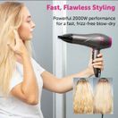 CARMEN C81072 Neon Hair Dryer Styling Set Graphite and Pink additional 3