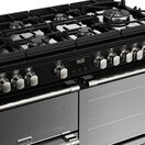 STOVES 444411477 Sterling Deluxe D1100DF Gas Through Glass Dual Fuel Range Cooker Black NEW FOR 2023 additional 4