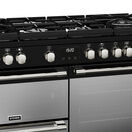 STOVES 444411477 Sterling Deluxe D1100DF Gas Through Glass Dual Fuel Range Cooker Black NEW FOR 2023 additional 5