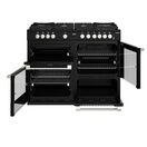 STOVES 444411477 Sterling Deluxe D1100DF Gas Through Glass Dual Fuel Range Cooker Black NEW FOR 2023 additional 2