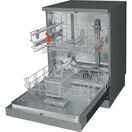 HOTPOINT H2FHL626XUK 60cm 14 Place Freestanding Dishwasher Inox additional 10
