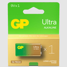 GP Ultra 9V PP3 Alkaline Battery Card of 1 GPPVAAU143 additional 1