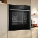 Neff B54CR71G0B 60cm Slide and Hide Built In Electric Single Oven Graphite additional 3