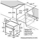 Neff B54CR71G0B 60cm Slide and Hide Built In Electric Single Oven Graphite additional 7