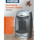 STATUS CFH-1500W1PKB6 1500w Ceramic Fan Heater Silver additional 1