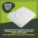 CARMEN Single Fitted Electric Blanket 193x91cm additional 5