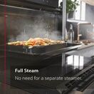 NEFF B64FT53G0B N90 Built In Slide & Hide Single Oven with Steam Function Graphite-Grey additional 7