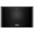 NEFF NL4WR21G1B N70 Built In Microwave Oven Graphite-Grey left hand hinge additional 1