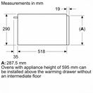 NEFF N34HA11G1B Warming Drawer 29cm Black Glass Graphite-Grey additional 2