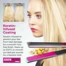 CARMEN C81181 Neon DC Pro Keratin Hair Dryer and Ceramic Straightener Neon Pink and Graphite Grey additional 5