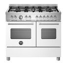 Bertazzoni Master 100cm Range Cooker Twin Oven Dual Fuel White MAS106L2EBIC additional 1