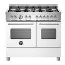 Bertazzoni Master 100cm Range Cooker Twin Oven Dual Fuel White MAS106L2EBIC additional 1