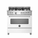 Bertazzoni Master 90cm Range Cooker Single Oven Dual Fuel White MAS95C1EBIC additional 1