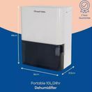RUSSELL HOBBS RHDH1001 10 Litre Dehumidifier White additional 9