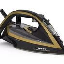 TEFAL FV5696G0 Ultimate Turbo Pro Steam Iron - Black & Gold additional 1