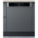 HOTPOINT H3BL626XUK 60cm Semi Integrated Dishwasher Stainless Steel additional 1