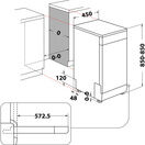 HOTPOINT HF9E1B19BUK Slimline Freestanding Dishwasher - Black additional 10