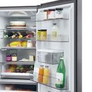 HAIER HTW5618EWMP 59.5cm 3D Fridge Freezer - Dark Inox additional 11