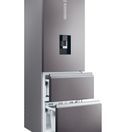 HAIER HTW5618EWMP 59.5cm 3D Fridge Freezer - Dark Inox additional 6