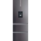 HAIER HTW5618EWMP 59.5cm 3D Fridge Freezer - Dark Inox additional 1