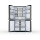 HOTPOINT HQ9U2BLG Side by Side 90cm American Fridge Freezer - Black/Inox additional 3