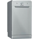 INDESIT DF9E1B10SUK Freestanding Slimline 9 Place Settings Dishwasher - Silver additional 1