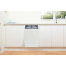 INDESIT DI9E2B10UK Integrated Slimline 9 Place Settings Dishwasher - White additional 2