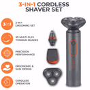 CARMEN C81085ORG Titan Rotary Shaver Set additional 2