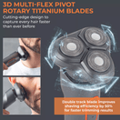 CARMEN C81085ORG Titan Rotary Shaver Set additional 4