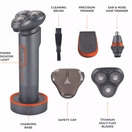 CARMEN C81085ORG Titan Rotary Shaver Set additional 5