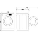 INDESIT EWDE861483WUK Freestanding 8kg/6kg Washer Dryer - White additional 5