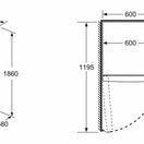 BOSCH KSV36VWEPG 186cm Tall Larder Fridge White additional 12