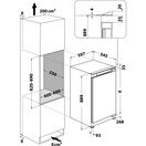 HOTPOINT HBUFZ011 Built-Under Upright Freezer - Steel additional 11
