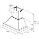 Bertazzoni Heritage Chimney Hood 100cm Wall Mounted Black KC36HERTNE + K100HERTX additional 5