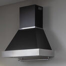 Bertazzoni Heritage Chimney Hood 100cm Wall Mounted Black KC36HERTNE + K100HERTX additional 4