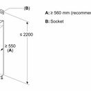 BOSCH KIN96NSE0 Series 2 NoFrost Built-In Fridge Freezer Sliding Hinge additional 14