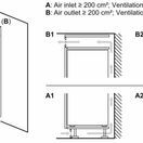 BOSCH KIN86VFE0G Seri4 NoFrost Built-In Fridge Freezer Flat Hinge additional 6