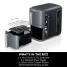 NINJA SL400UK Double Stack XL 2 Drawer 9.5L Air Fryer - Grey additional 14