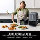 NINJA SL400UK Double Stack XL 2 Drawer 9.5L Air Fryer - Grey additional 3