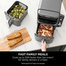 NINJA SL400UK Double Stack XL 2 Drawer 9.5L Air Fryer - Grey additional 9