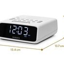ROBERTS OrtusFM AM/FM Analogue Alarm Clock Radio White ORTUSFMW additional 6