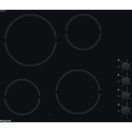 HOTPOINT HR620RH Ceramic Hob  Knob Control Frameless - Black additional 1